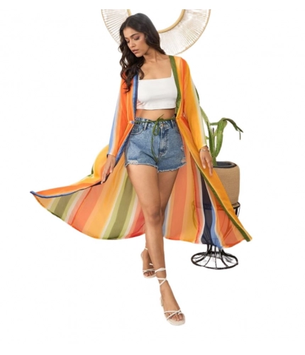 Women's Polyester Crepe Printed Long Sleeves Shrug (Multicolor)