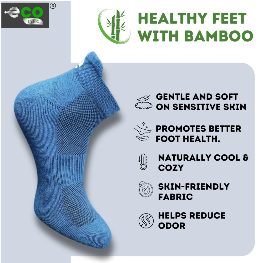 4_Pair Set Unisex Casual Cotton Printed Ankle Length Socks (Multicolor)