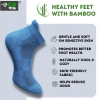 4_Pair Set Unisex Casual Cotton Printed Ankle Length Socks (Multicolor)