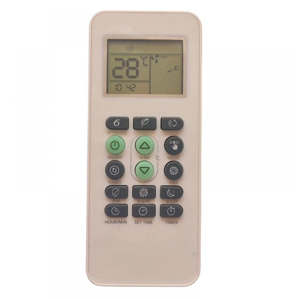 Ecomoye AC Remote No. 173 (No Backlight), Compatible/Replacement for Whirlpool AC Remote Control, White (Exactly Same Remote will Only Work)