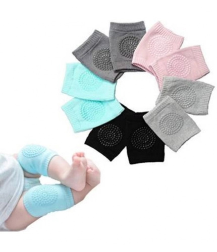 Pack Of 3_Baby Knee Pads – Soft And Comfortable Crawling Protectors (Color: Assorted )
