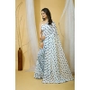 Women's Georgette Printed Saree With Unstitched Blouse 5.5Mtr (White) Women's Georgette Printed Saree With Unstitched Blouse 5.5Mtr (White)