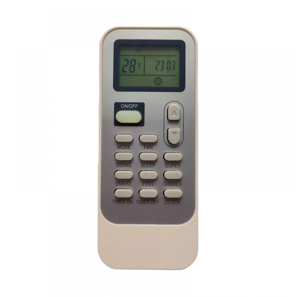 Ecomoye AC Remote No. 134 (No Backlight), Compatible/Replacement for Whirlpool AC Remote Control, White (Exactly Same Remote will Only Work)