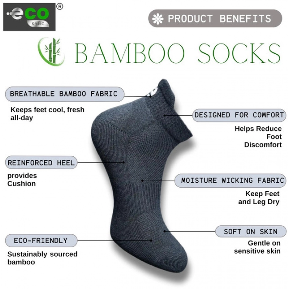 4_Pair Set Unisex Casual Cotton Printed Ankle Length Socks (Multicolor)