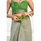 Women's Faux Linen Printed Ready to wear Saree With Unstitched Blouse 5.5Mtr (Light_Green) Women's Faux Linen Printed Ready to wear Saree With Unstitched Blouse 5.5Mtr (Light_Green)