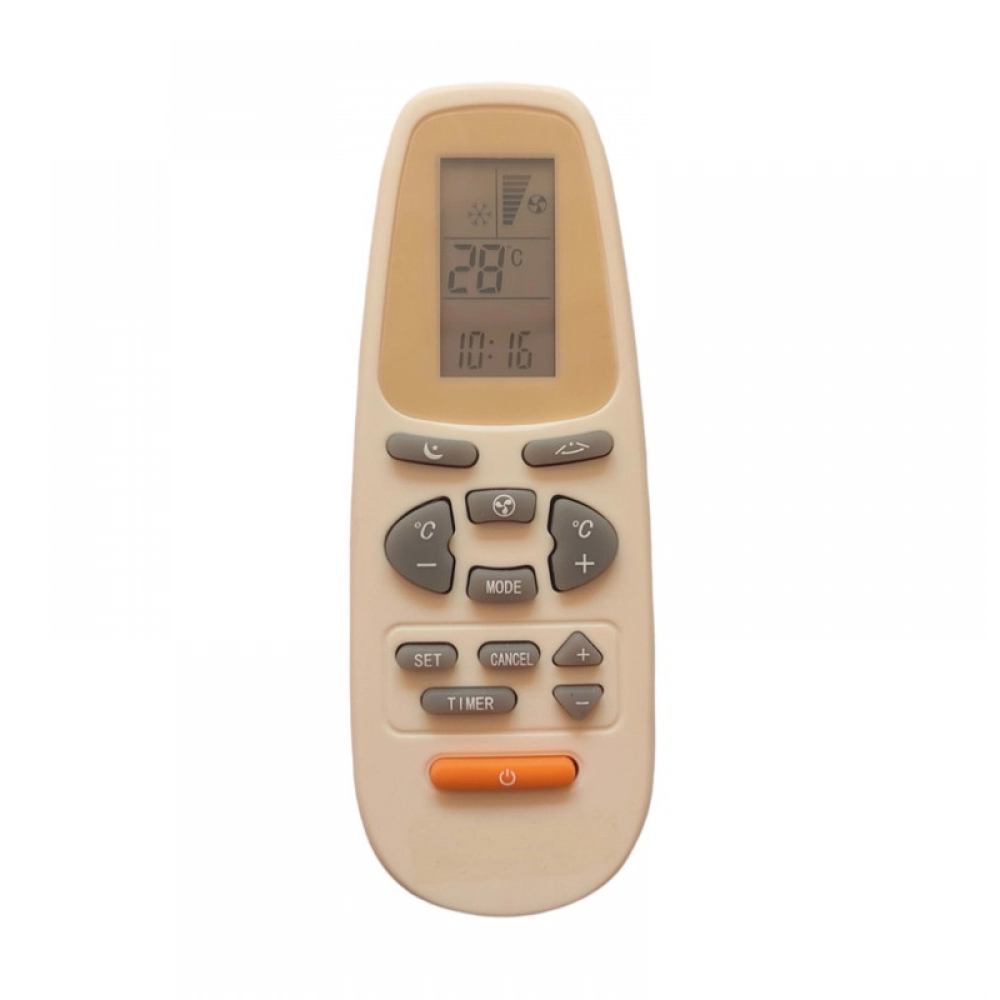 Ecomoye AC Remote No. 20 (Aura) (No Backlight), Compatible/Replacement for Aux AC Remote Control, White (Exactly Same Remote will Only Work)