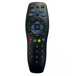 Ecomoye DTH Set Top Box Remote No. 821 (No Recording), Compatible/Replacement for Tata Sky DTH Set Top Box Remote, Black (Exactly Same Remote will Only Work)