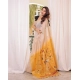 Women's Blended_Cotton Woven_Motifs Saree With Unstitched Blouse 5.5Mtr (Yellow)