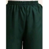 Dropship Women's Casual Rayon Solid Ankle Length Palazzo (Green, Free Size)