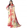 Women's Georgette Floral Printed Saree With Unstitched Blouse 5.5Mtr (Yellow) Women's Georgette Floral Printed Saree With Unstitched Blouse 5.5Mtr (Yellow)