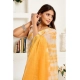 Women's Linen Cotton Printed Ready To Wear Saree With Unstitched Blouse 5.5 Mtr (Yellow) Women's Linen Cotton Printed Ready To Wear Saree With Unstitched Blouse 5.5 Mtr (Yellow)