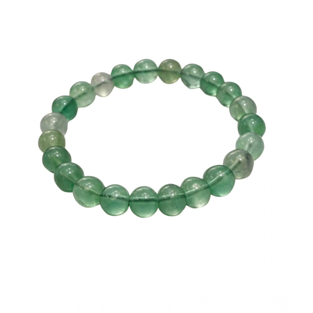 Natural Crystal 8mm Fluorite Bracelet  (Green)