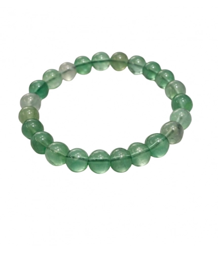 Natural Crystal 8mm Fluorite Bracelet  (Green)
