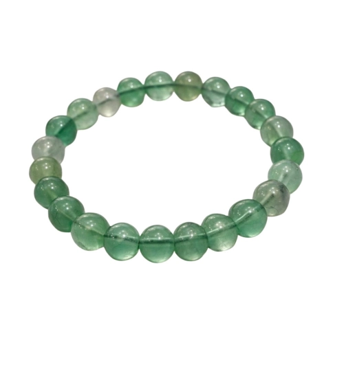Natural Crystal 8mm Fluorite Bracelet  (Green)