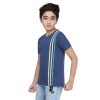 Boy's Cotton Grapic Printed Round Neck T-Shirt (Blue) Boy's Cotton Grapic Printed Round Neck T-Shirt (Blue)