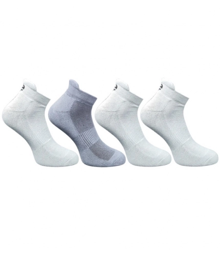 4_Pair Set Unisex Casual Cotton Printed Ankle Length Socks (Multicolor)