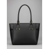 Women's PU Leather Solid Shoulder Zipper Handbag (Black) Women's PU Leather Solid Shoulder Zipper Handbag (Black)