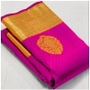 Women's Soft Lichi Silk Printed Saree With Unstitched Blouse 5.5Mtr (Pink) Women's Soft Lichi Silk Printed Saree With Unstitched Blouse 5.5Mtr (Pink)