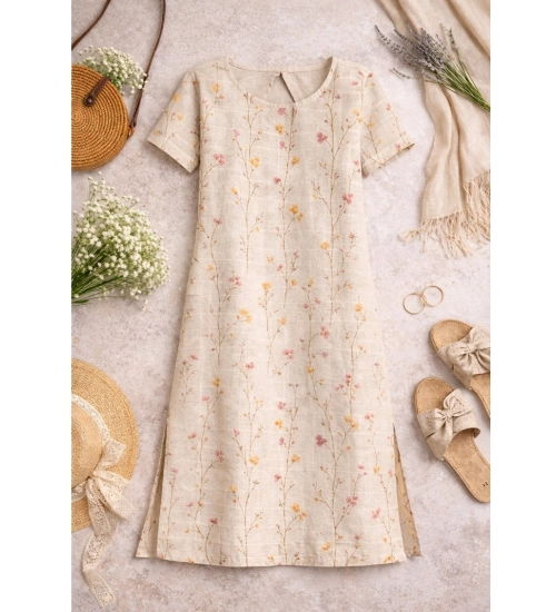 Women's Cotton Printed Kurti (Multicolor) Women's Cotton Printed Kurti (Multicolor)