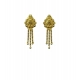 Women's Pack of_2 Brass Gold-Plated Earrings (Gold)