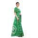 Women's Cotton Silk Bandhni Saree With Unstitched Blouse 5.5Mtr (Light Green)
