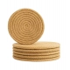 Cotton 6 Pcs Set Tea Coaster 6 Pcs Set (Beige)