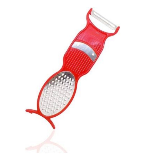 Pack of 4_4-in-1 Multi-Purpose Vegetable Peeler – (Color: Assorted )
