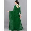 Women's Net Self Design Saree With Unstitched Blouse 5.5Mtr (Green) Women's Net Self Design Saree With Unstitched Blouse 5.5Mtr (Green)