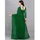 Women's Net Self Design Saree With Unstitched Blouse 5.5Mtr (Green) Women's Net Self Design Saree With Unstitched Blouse 5.5Mtr (Green)