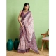 Women's Silk Blend Printed Saree With Unstitched Blouse 5.5Mtr (Grey) Women's Silk Blend Printed Saree With Unstitched Blouse 5.5Mtr (Grey)