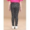 Girl's Cotton Lycra Floral Elasticated Jeggings (Multicolor) Girl's Cotton Lycra Floral Elasticated Jeggings (Multicolor)