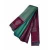 Women's Soft Silk Wooven Saree With Unstitched Blouse 5.5Mtr (Dark Pista)