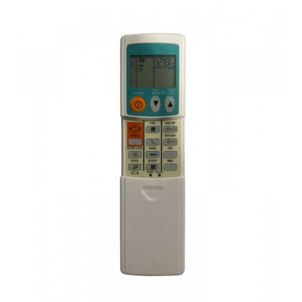 Ecomoye AC Remote No. 56 (No Backlight), Compatible/Replacement for Mitsubishi AC Remote Control, White (Exactly Same Remote will Only Work)