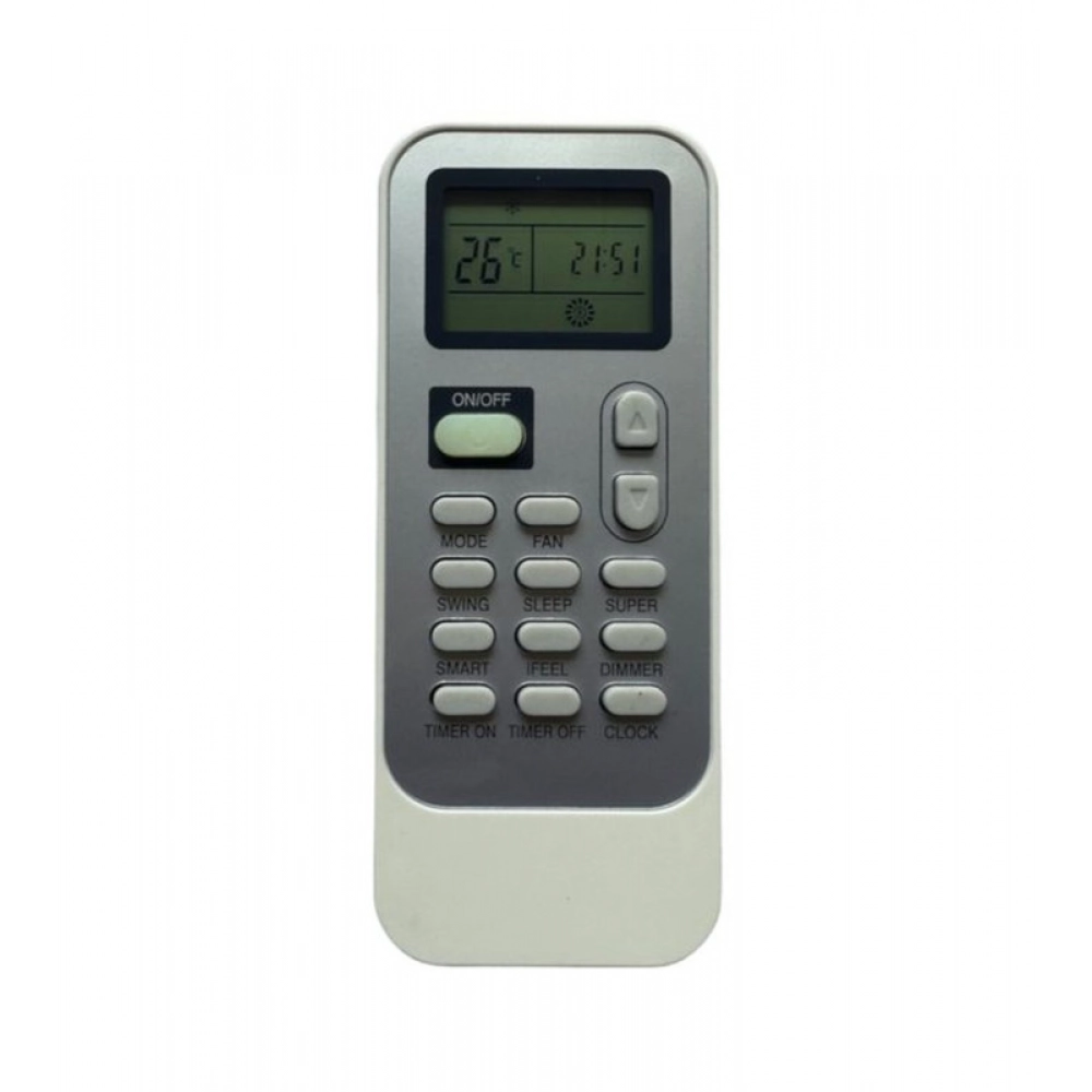 Ecomoye AC Remote No. 134 (No Backlight), Compatible/Replacement for Llyod AC Remote Control, White (Exactly Same Remote will Only Work)