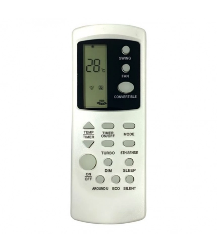 Remote No. 210B (No Backlight), Compatible for Whirlpool AC Remote Control (Exactly Same Remote will Only Work)
