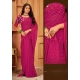 Women's Printed Brasso Saree With Unstitched Blouse (Pink, 5-6 Mtrs) Women's Printed Brasso Saree With Unstitched Blouse (Pink, 5-6 Mtrs)