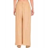 Dropship Women's Casual Rayon Solid Ankle Length Palazzo (Golden , Free Size)