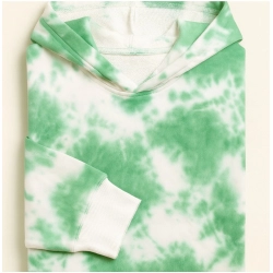 Men's Cotton Tie &amp; dye Hoodie (Green)