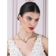 Women's Brass Silver Plated Necklace set (Green) Women's Brass Silver Plated Necklace set (Green)