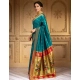 Women's Silk Blend Zari Woven Saree With Unstitched Blouse 5.5Mtr (Rama) Women's Silk Blend Zari Woven Saree With Unstitched Blouse 5.5Mtr (Rama)
