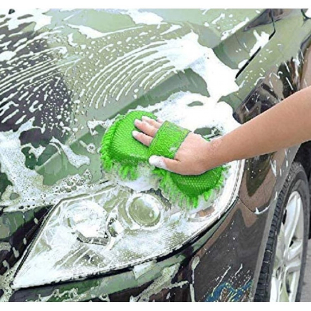 Pack Of 2_Car Wash Sponge – Soft And Absorbent Cleaning Sponge for Vehicles (Color: Assorted )