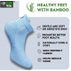 4_Pair Set Unisex Casual Cotton Printed Ankle Length Socks (Multicolor)