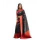 Women's Litchi silk Printed Saree With Unstitched Blouse (Grey) Women's Litchi silk Printed Saree With Unstitched Blouse (Grey)