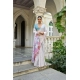 Women's Blended_Cotton Floral Weaving Pattern Saree With Unstitched Blouse 5.5Mtr (Pink)