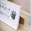 Acrylic Birthday Baby Handprints And Footprints Frame (Multicolor)