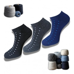 3_Pair Set Unisex Casual Cotton Printed Low Cut Socks (Multicolor)