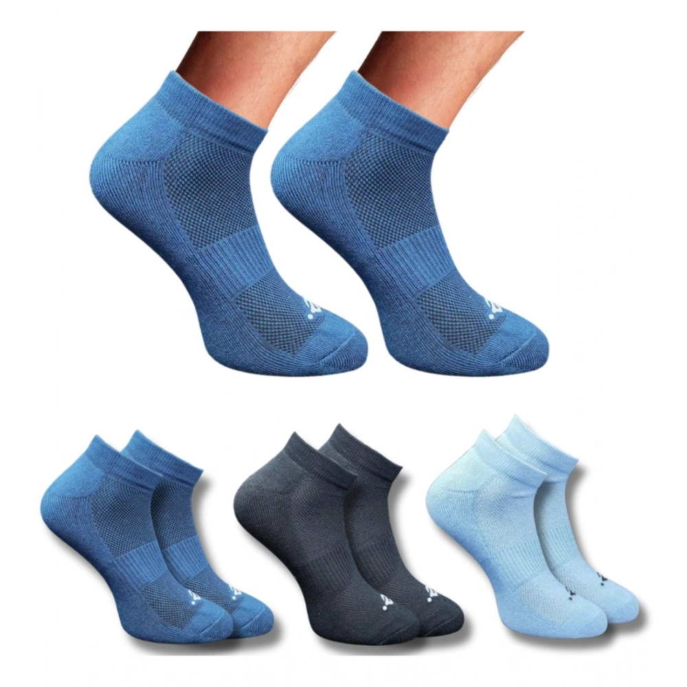 3_Pair Set Unisex Casual Cotton Printed Low Cut Socks (Multicolor) 3_Pair Set Unisex Casual Cotton Printed Low Cut Socks (Multicolor)