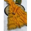 Women's Georgette Stone Work Saree With Unstitched Blouse 5.5Mtr (Yellow) Women's Georgette Stone Work Saree With Unstitched Blouse 5.5Mtr (Yellow)