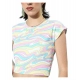 Women's Polyester Lycra Printed Cap Sleeve Co-Ord Set (Multicolor) Women's Polyester Lycra Printed Cap Sleeve Co-Ord Set (Multicolor)