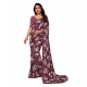Women's Georgette Printed Saree With Unstitched Blouse 5.5Mtr (Brown) Women's Georgette Printed Saree With Unstitched Blouse 5.5Mtr (Brown)